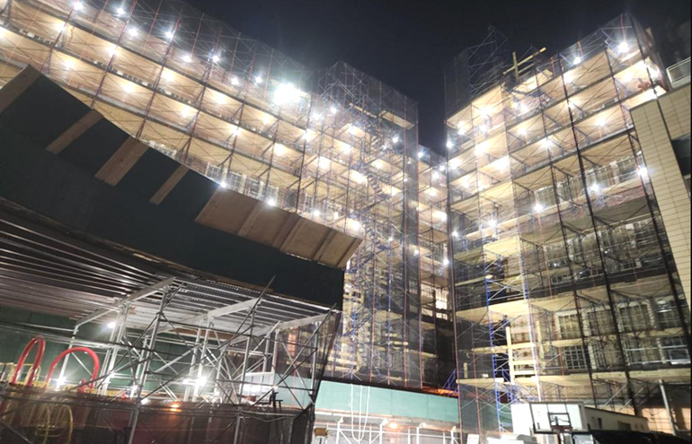 alpha group pipe scaffolding rental services nyc