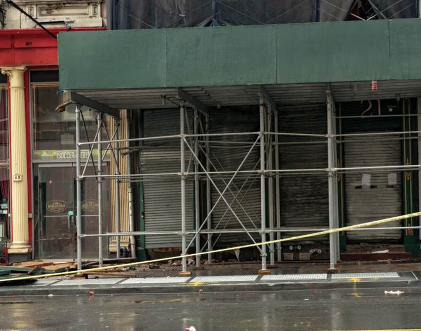 sidewalk shed rental services new york