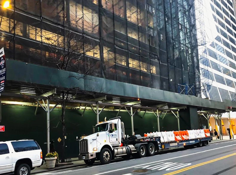 sidewalk shed rental services